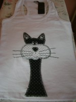 Camiseta nadador Gatinho frente 
