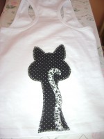Camiseta nadador gatinho / costa
