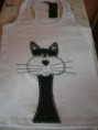 Camiseta nadador Gatinho frente 